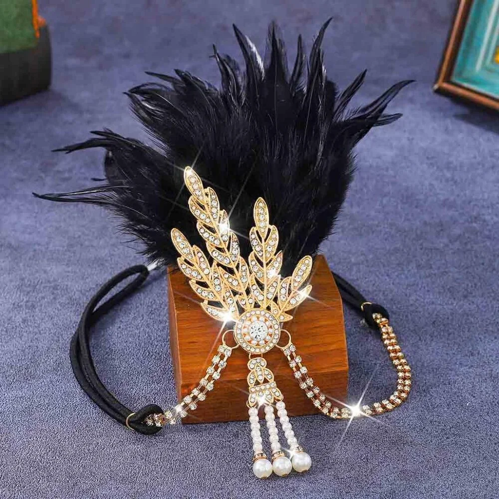 Flapper Feather Headband